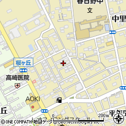 神奈川県平塚市中里42周辺の地図