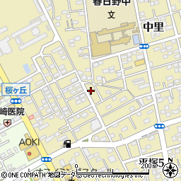 神奈川県平塚市中里28-7周辺の地図