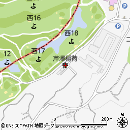 芹澤稲荷周辺の地図