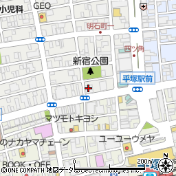 三井住友銀行平塚支店周辺の地図