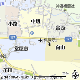 愛知県犬山市堂屋敷30周辺の地図