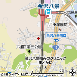 神奈川県横浜市金沢区瀬戸12-3周辺の地図