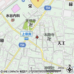 愛知県江南市上奈良町天王116周辺の地図