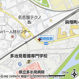 岐阜県多治見市前畑町4丁目81周辺の地図