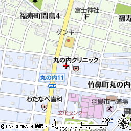 岐阜県羽島市竹鼻町丸の内11丁目83周辺の地図