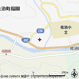 鳥取県鳥取市佐治町福園161周辺の地図