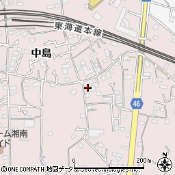 神奈川県茅ヶ崎市中島1138-1周辺の地図