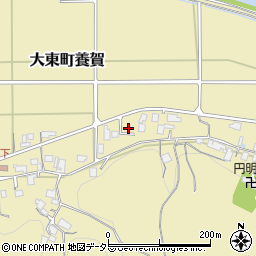 島根県雲南市大東町養賀284周辺の地図