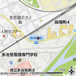 岐阜県多治見市前畑町4丁目85周辺の地図