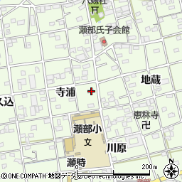 愛知県一宮市瀬部寺浦71周辺の地図