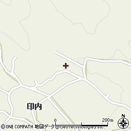 京都府福知山市印内的場周辺の地図