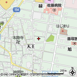 愛知県江南市上奈良町天王216周辺の地図
