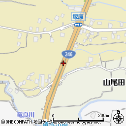 国道２４６号線周辺の地図