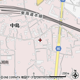 神奈川県茅ヶ崎市中島1137周辺の地図