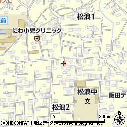 神奈川県茅ヶ崎市松浪周辺の地図