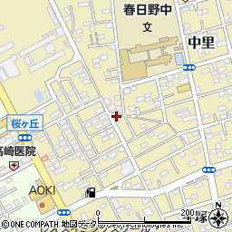 神奈川県平塚市中里28-9周辺の地図