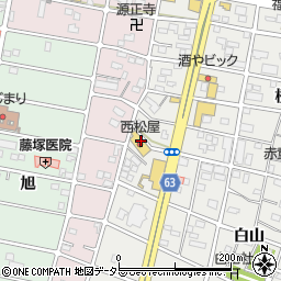 西松屋江南赤童子店周辺の地図