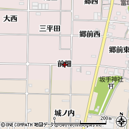 愛知県一宮市富塚前畑周辺の地図