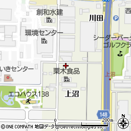 愛知県一宮市今伊勢町馬寄上沼24周辺の地図