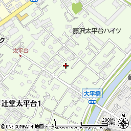 神奈川県藤沢市辻堂太平台2丁目2周辺の地図