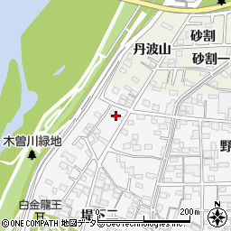 愛知県一宮市奥町堤下一246周辺の地図