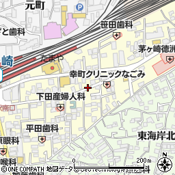 神奈川県茅ヶ崎市幸町周辺の地図