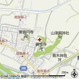 西皆円寺周辺の地図