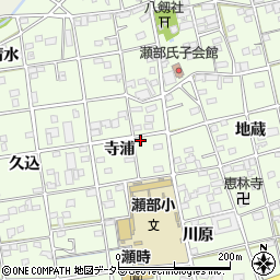 愛知県一宮市瀬部寺浦52周辺の地図