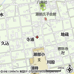 愛知県一宮市瀬部寺浦51周辺の地図