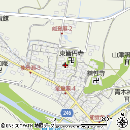 能登瀬会館周辺の地図
