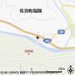 鳥取県鳥取市佐治町福園151周辺の地図