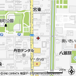 愛知県一宮市奥町神田66周辺の地図