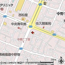 セブンイレブン君津中野店周辺の地図