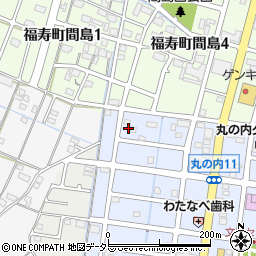 岐阜県羽島市竹鼻町丸の内11丁目33周辺の地図