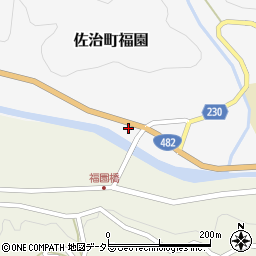 鳥取県鳥取市佐治町福園150周辺の地図