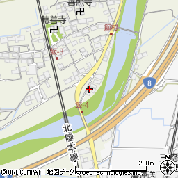 滋賀県米原市飯724周辺の地図