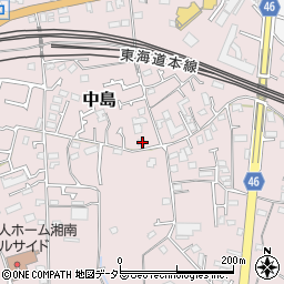 神奈川県茅ヶ崎市中島1051周辺の地図