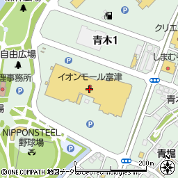 ダイソーイオンモール富津店周辺の地図