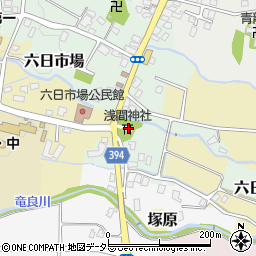 静岡県御殿場市六日市場10周辺の地図