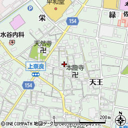 愛知県江南市上奈良町天王36周辺の地図