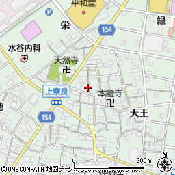 愛知県江南市上奈良町天王30周辺の地図