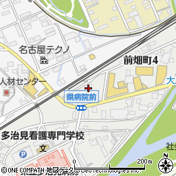 岐阜県多治見市前畑町4丁目78周辺の地図