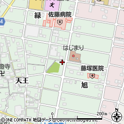 愛知県江南市上奈良町天王270周辺の地図