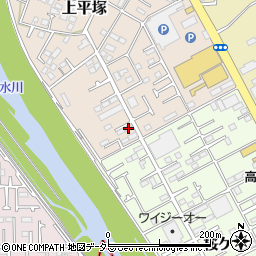 神奈川県平塚市上平塚11-59周辺の地図