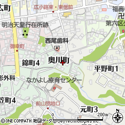 岐阜県多治見市奥川町37周辺の地図