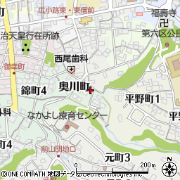 岐阜県多治見市奥川町40周辺の地図