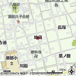 愛知県一宮市瀬部地蔵周辺の地図