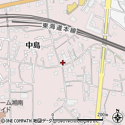 神奈川県茅ヶ崎市中島1135-2周辺の地図