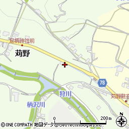 神奈川県南足柄市苅野90周辺の地図
