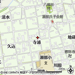 愛知県一宮市瀬部寺浦19周辺の地図